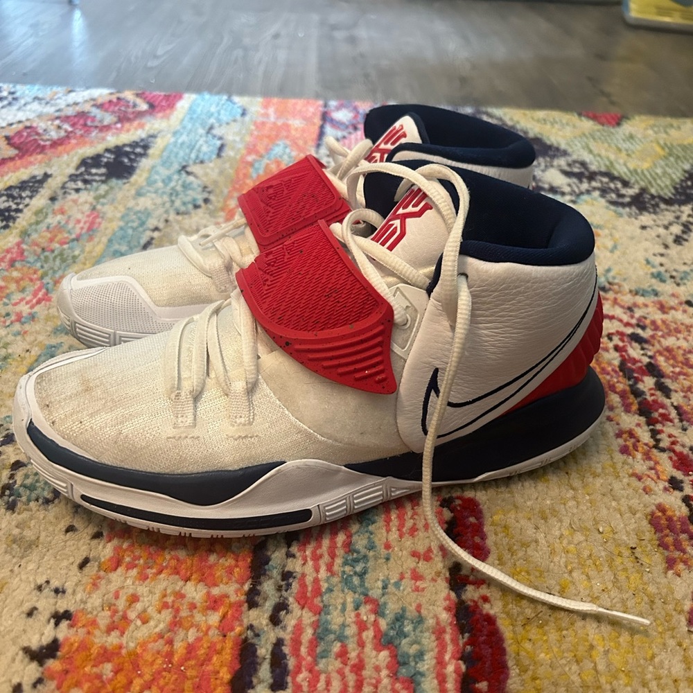 Kyrie 6 Red white and blue
